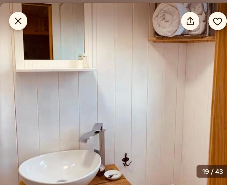 Sheepwash Shepherds Hut Bebside Eksteriør billede